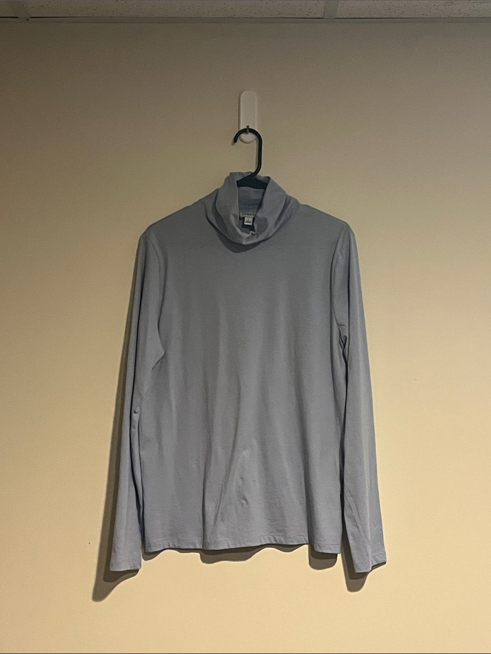 ♻️J.Crew soft blue tissue turtleneck